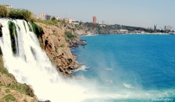 Antalya city, waterfalls